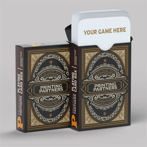 personalized playing card box.